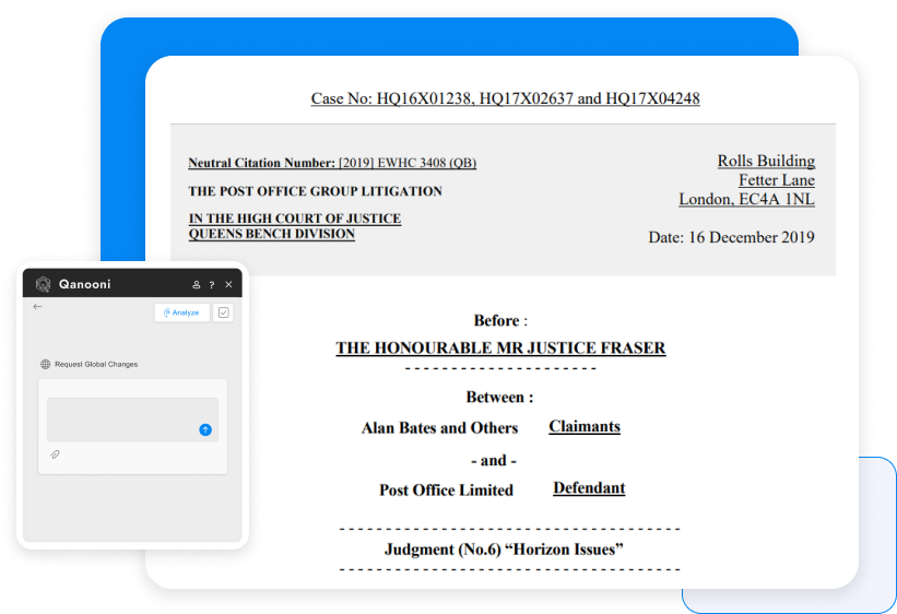 Qanooni AI Case Management Software