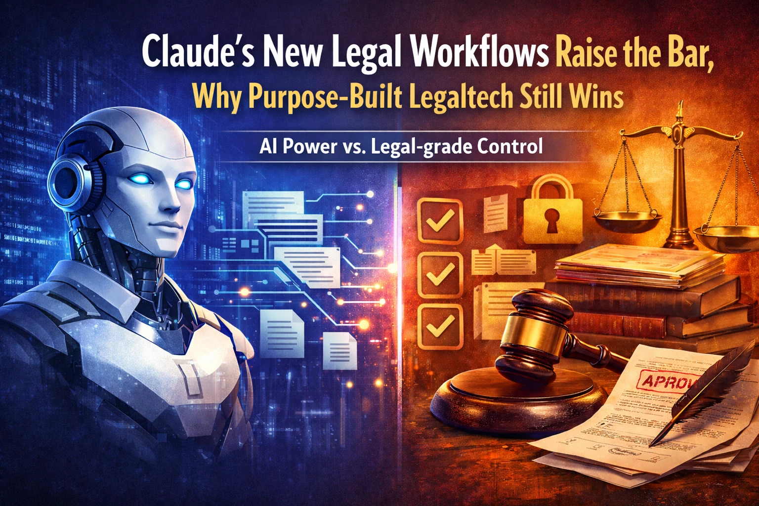 Claude's New Legal Workflows Raise the Bar, Why Purpose-Built Legaltech Still Wins