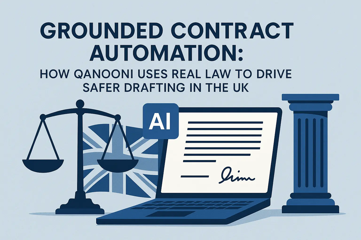 Grounded Contract Automation: How Qanooni Uses Real Law to Drive Safer Drafting in the UK