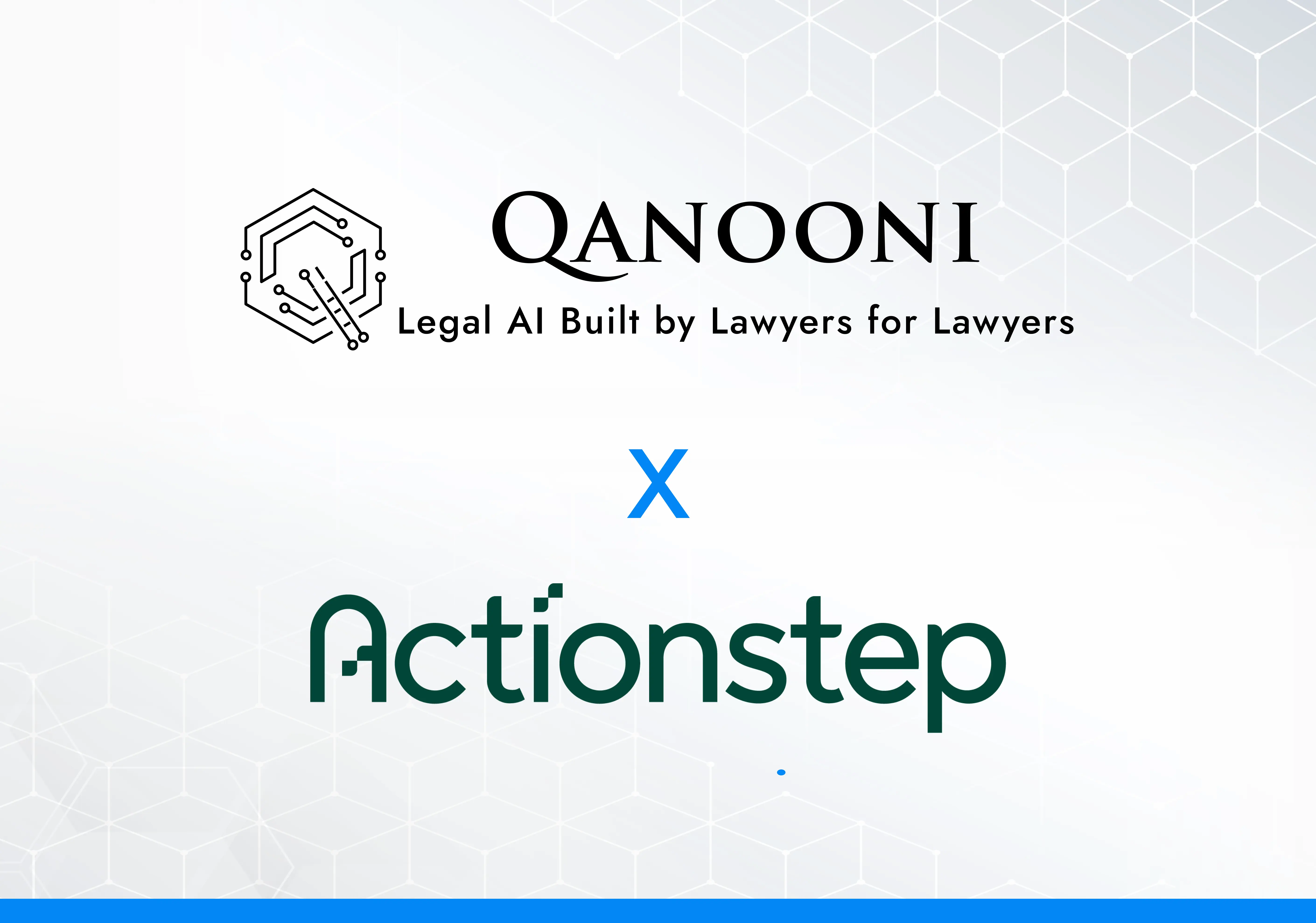 Qanooni and Actionstep integration visual showing unified legal practice management workflow